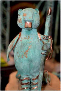 Mark Fischer beaver sculpture