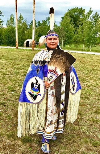 Naawegiizissukwe, Summer Sky Cohen (Lac Du Flambeau Ojibwe) 