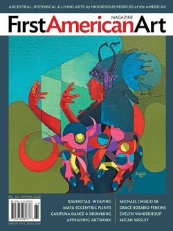 FAAM No. 50, Spring 2026. Artwork by Micah Wesley (Kiowa/Muscogee).